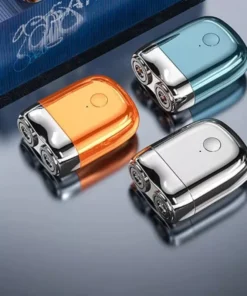 Portable Double Head Electric Shaver with IPX7 Waterproof & Fast Charging