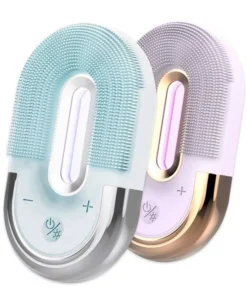 Ultrasonic Silicone Facial Cleansing Brush with Wireless Charging