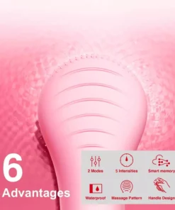 Waterproof Electric Sonic Facial Cleansing Brush with Deep Clean Technology