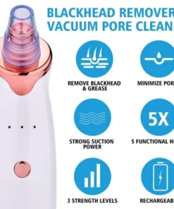 Electric Facial Vacuum Blackhead & Acne Remover with Deep Pore Cleansing