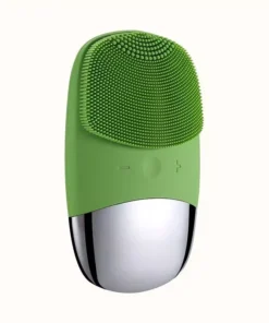 3-in-1 Electric Silicone Facial Cleansing Brush: Deep Pore Cleaning & Massaging