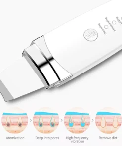 Ultrasonic Facial Scrubber: Deep Cleansing & Rejuvenation Spatula