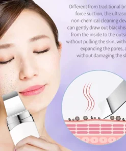 Ultrasonic Facial Scrubber: Deep Cleansing & Rejuvenation Spatula