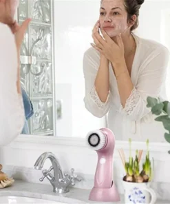 5-in-1 Electric Facial Cleansing & Massage Tool: Deep Pore Cleaning and Rejuvenation