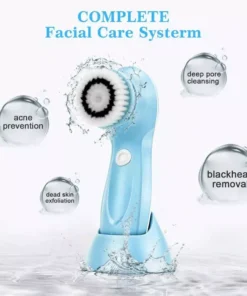 5-in-1 Electric Facial Cleansing & Massage Tool: Deep Pore Cleaning and Rejuvenation