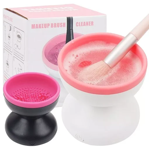 USB Electric Portable Makeup Brush Cleaner & Automatic Washing Tool