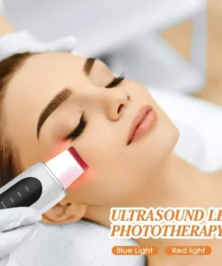 Ultrasonic EMS Facial Scrubber: Skin Renewal & Blackhead Removal Device