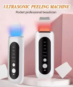 Ultrasonic EMS Facial Scrubber: Skin Renewal & Blackhead Removal Device