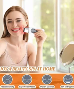Ultrasonic EMS Facial Scrubber: Skin Renewal & Blackhead Removal Device