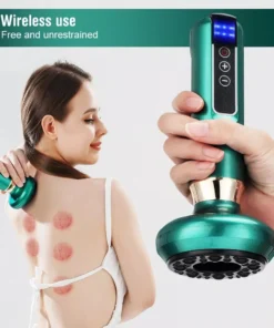 Electric Cupping & Gua Sha Massager: Infrared Heat Therapy & Anti-Cellulite Suction