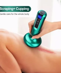Electric Cupping & Gua Sha Massager: Infrared Heat Therapy & Anti-Cellulite Suction