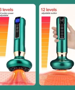 Electric Cupping & Gua Sha Massager: Infrared Heat Therapy & Anti-Cellulite Suction