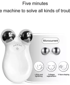 5-Gear Rechargeable Face Massager: Electric Micro-Current & 3D EMS Firming Technology
