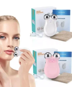 5-Gear Rechargeable Face Massager: Electric Micro-Current & 3D EMS Firming Technology