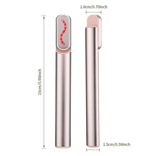 Microcurrent Eye Massager: Vibration, Red Light Therapy & Temperature-Controlled Stick
