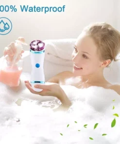 4-in-1 Electric Face Cleanser & Roller Massager: Ultimate Skin Care Tool