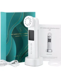 4-in-1 Ultrasonic Facial Massager: Radiofrequency Skin Tightening & LED Care