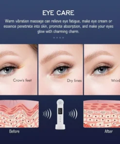4-in-1 Ultrasonic Facial Massager: Radiofrequency Skin Tightening & LED Care