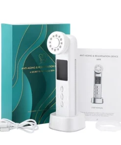 4-in-1 Ultrasonic Facial Massager: Radiofrequency Skin Tightening & LED Care