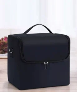 Large Capacity Multilayer Cosmetic Organizer Bag for Beauty Essentials