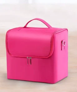 Large Capacity Multilayer Cosmetic Organizer Bag for Beauty Essentials
