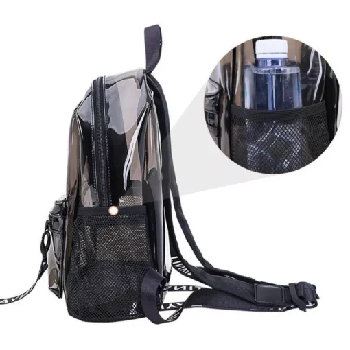 Chic Transparent Jelly Backpack – Waterproof, Fashion-Forward PVC Design for Women