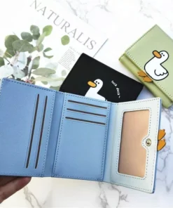 Charming Duck-Themed Mini Women’s Wallet