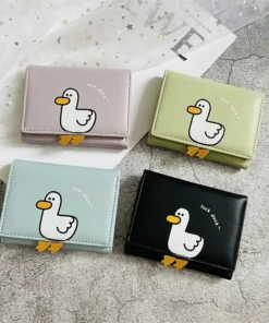 Charming Duck-Themed Mini Women’s Wallet