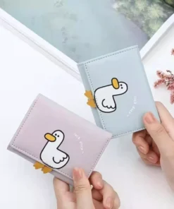 Charming Duck-Themed Mini Women’s Wallet