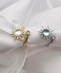 Stylish Stainless Steel Adjustable Fidget Anxiety Ring
