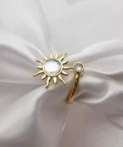 Stylish Stainless Steel Adjustable Fidget Anxiety Ring
