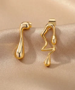 Liquid Stud Earrings