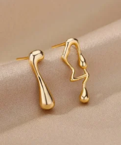 Liquid Stud Earrings