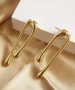 Geometric Drop Earrings