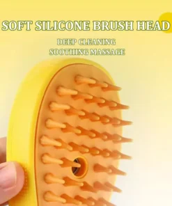 3-in-1 Steamy Cat Grooming Brush with USB Charging