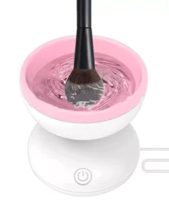 Fast and Efficient USB-Charged Electric Makeup Brush Cleaner and Dryer