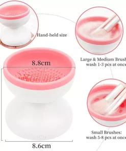 Fast and Efficient USB-Charged Electric Makeup Brush Cleaner and Dryer