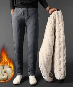 Winter Lambswool Warm Thicken Sweatpants