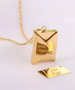 Love Letter Envelope Pendant Necklace