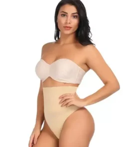 Seamless High-Waist Tummy Control Shapewear Thong