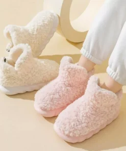 Furry Women Non Slip Shoes