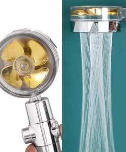 360° Rotating High-Pressure Water Saving Shower Head – Ideal for Low Pressure Supply
