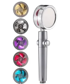 360° Rotating High-Pressure Water Saving Shower Head – Ideal for Low Pressure Supply