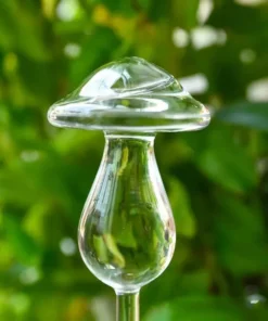 Garden Plant Watering Device Glass Flowers Water Feeder Automatic Self Watering Devices Bird Star Mushroom Design Plant Waterer