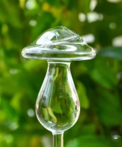 Garden Plant Watering Device Glass Flowers Water Feeder Automatic Self Watering Devices Bird Star Mushroom Design Plant Waterer