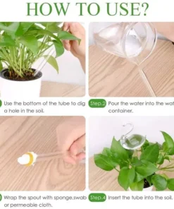 Garden Plant Watering Device Glass Flowers Water Feeder Automatic Self Watering Devices Bird Star Mushroom Design Plant Waterer