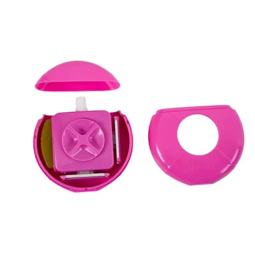 Portable Women’s Razor with Refillable Water Spray and Moisturizing Bar