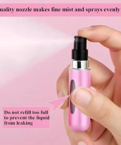 Compact & Stylish Portable Perfume Atomizer – Travel-Friendly Mini Aluminum Spray Bottle