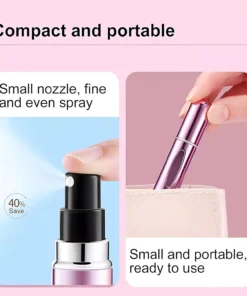 Compact & Stylish Portable Perfume Atomizer – Travel-Friendly Mini Aluminum Spray Bottle