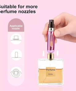 Compact & Stylish Portable Perfume Atomizer – Travel-Friendly Mini Aluminum Spray Bottle